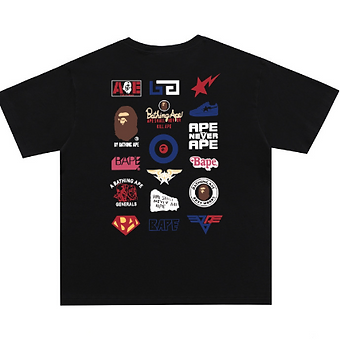 Bape Tshirt Logos Back