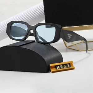 Prada Sunglasses Black Sky Blue