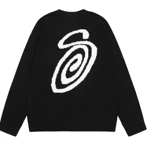 Stussy Knit Black Big S