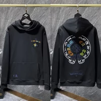 Chrome Hearts Hoodie Black And White Colour Fonts