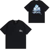 Stussy Tee Ice Dice Black and White