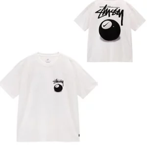 Stussy Tee Nike 8 Ball White