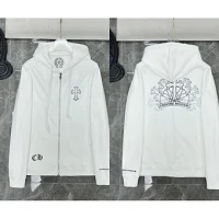 Chrome Hearts Zipper White and Black Crosses different