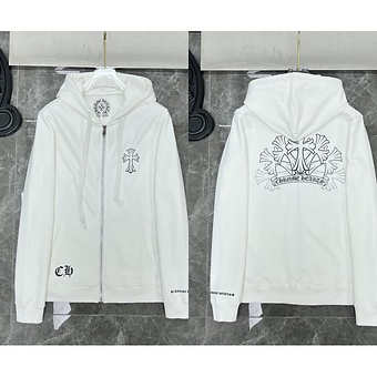 Chrome Hearts Zipper White and Black Crosses different