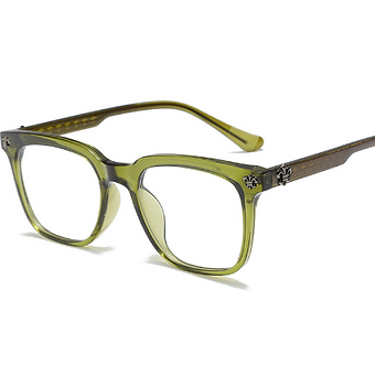 Chrome Hearts glasses Olive Transparent