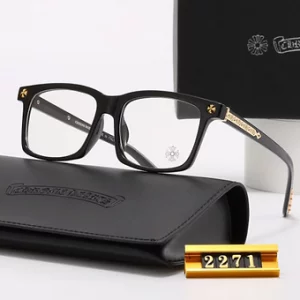 Chrome Hearts glasses Black Gold