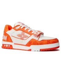 LV Monogram Orange Denim Sneaker