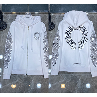 Chrome Hearts Zipper Black and White Sleeve