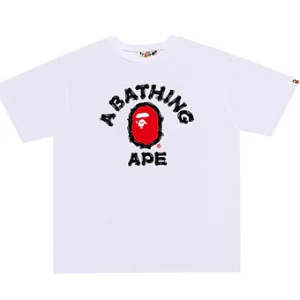 Bape Tshirt Red Logo