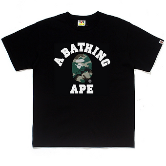 Bape Tshirt Green Logo