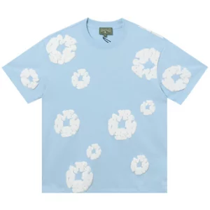 DENIM TEARS T - Shirt Sky Blue