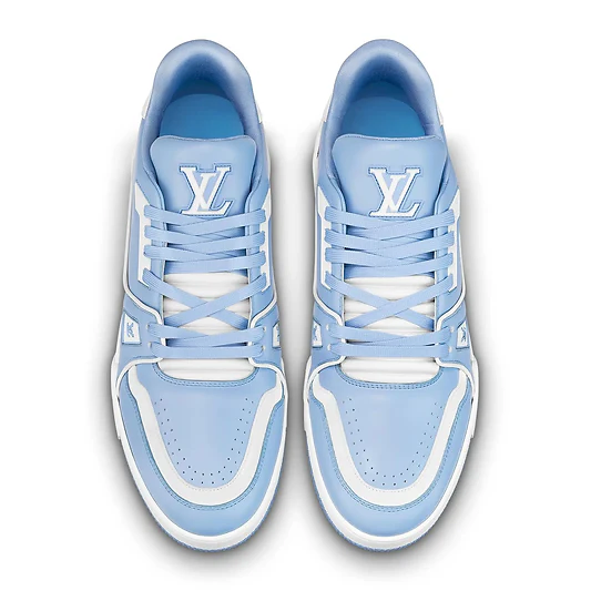 3b731d_8fb491696b7e41669180b36a22357e43~mv2 LV '54' Trainer Light Blue White Sneaker
