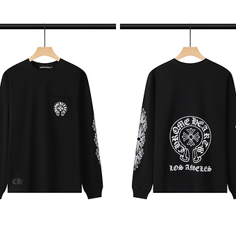 Chrome Hearts Longsleeve Black and white Los angeles