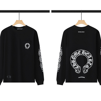 3b731d_9f99b219d5704ef9b8317642bd749b7c~mv2 Chrome Hearts Longsleeve Black and white basic