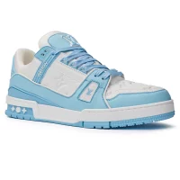 LV Monogram White Sky Blue Sneaker