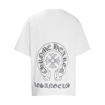 Chrome Hearts Tee White and Black Los Angeles