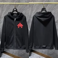 Chrome Hearts Zipper 3 Crosses Black Grey
