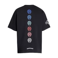 Chrome Hearts Tee White and Black Colour Logo Down
