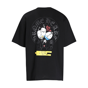 Chrome Hearts Tee White and Black Yellow