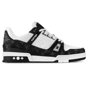 LV Monogram Black Denim Sneaker