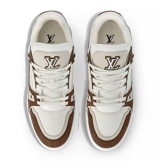 3b731d_a7af1bd90da54eb79856d10b580289ed~mv2 LV Trainer Calf Leather Moka Sneaker