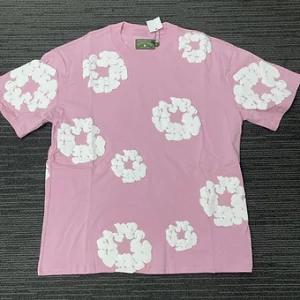 DENIM TEARS T - Shirt Pink
