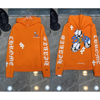 Chrome Hearts Hoodie Orange Build
