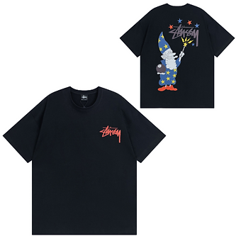 Stussy Tee Magic Black and White