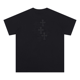 3b731d_b4c81c93f1dd410c97270665ff6b4dd0~mv2 Chrome Hearts Tee Grey and Black 3 Crosses