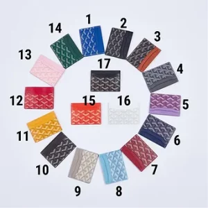 Goyard Card Wallet Many Colours