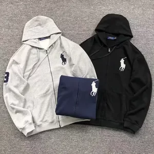 RL Big Logo Zip Hoodies