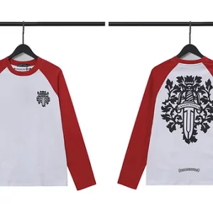 Chrome Hearts Longsleeve Wine Red White