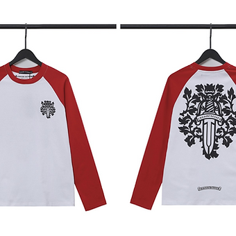 Chrome Hearts Longsleeve Wine Red White