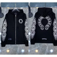 Chrome Hearts Zipper Black and White Sleeve