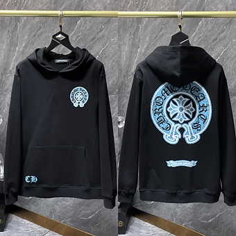 Chrome Hearts Hoodies White and Black Colour Logo