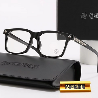Chrome Hearts glasses Black Silver
