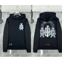 Chrome Hearts Hoodies Logo Around Crosses