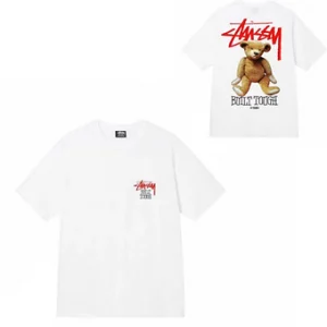 Stussy Tee Bear Black and White