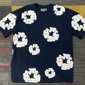 DENIM TEARS T - Shirt Navy
