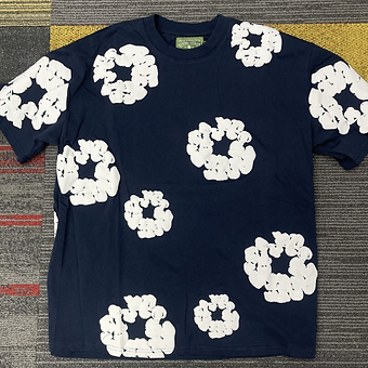 DENIM TEARS T - Shirt Navy