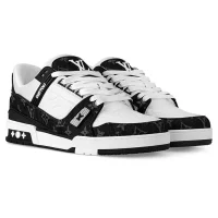 LV Monogram Black Denim Sneaker