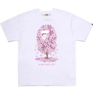 Bape Tshirt Tree Pink