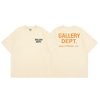 Gallery Dept. T-Shirt Beige Orange Black