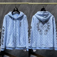 Chrome Hearts Hoodie Black Orange Green Blue