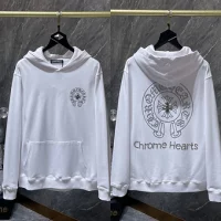 Chrome Hearts Hoodies White and Black Colour Logo