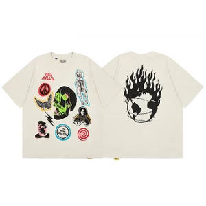Gallery Dept. T-Shirt Beige Logos Front