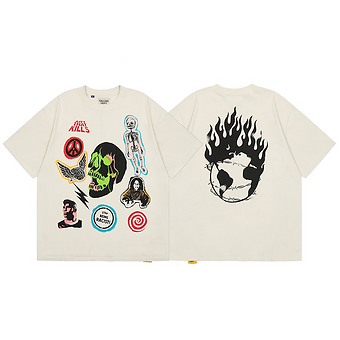 Gallery Dept. T-Shirt Beige Logos Front