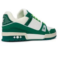LV Trainer White Green Sneaker