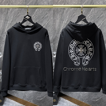 Chrome Hearts Hoodies White and Black Colour Logo