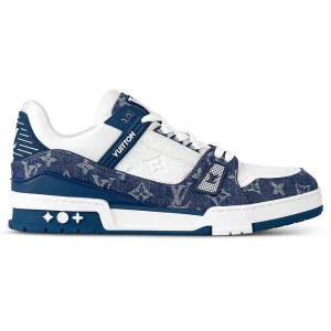LV Monogram Blue Denim Sneaker